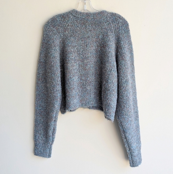 Zara wool rainbow button down grandpa sweater cardigan - Picture 4 of 7